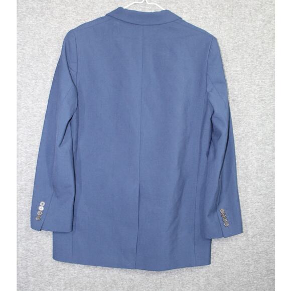 Aritzia Babaton Oversized Blazer Blue Size Medium Two Buttons - Picture 2 of 6